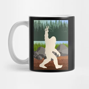 Peace Bigfoot Mug